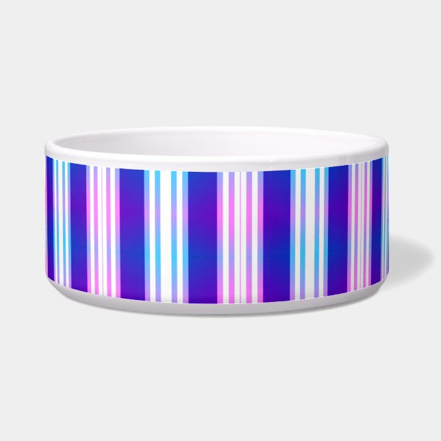 blue & purple striped electric retro  (Front)