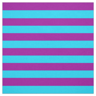 Blue Purple Stripes Design  Fabric