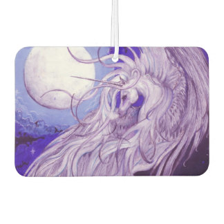 Blue Purple Unicorn Pegasus Pegacorn Lunar Moon Air Freshener