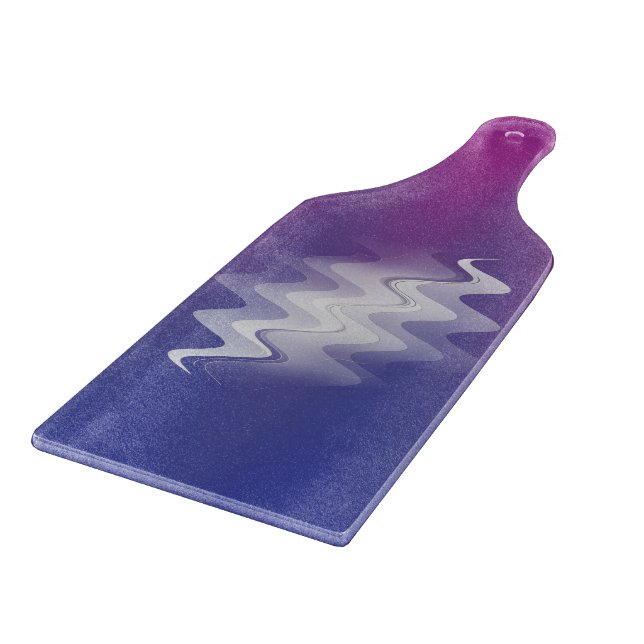 Blue purple white cutting board (Corner)