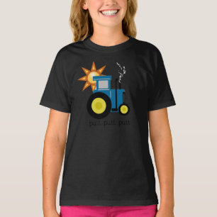 Blue Putt Putt Tractor T-Shirt