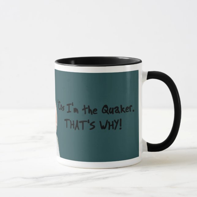 Blue Quaker Parrot Mug (Right)