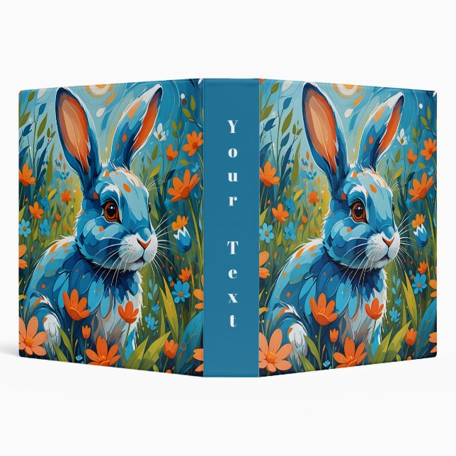Blue Rabbit Binder (Background)