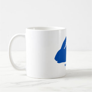 Blue Rabbit Mug – Cute Bunny Rabbit Coffee Cup