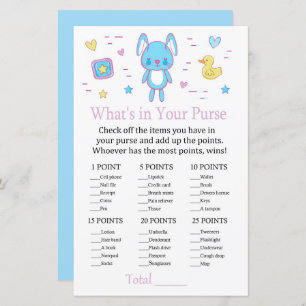 Blue Rabbit What's in your purse game