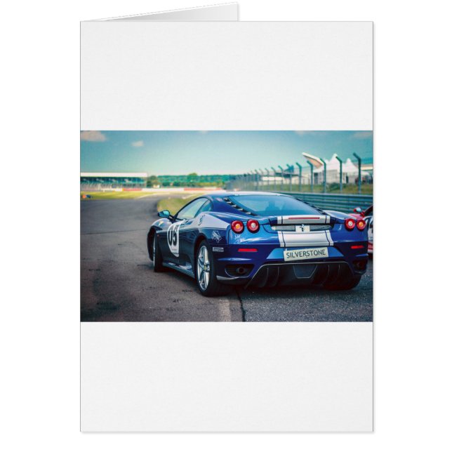 Blue Race Car (Front)