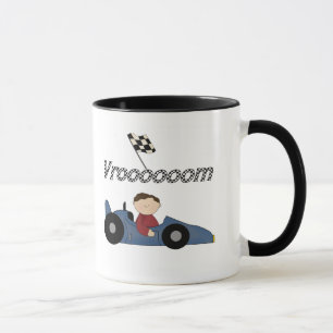 Blue Race Car Tshirts and Gifts Mug