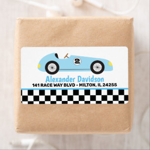 Blue Racecar Racecar Course Vintage course Voiture