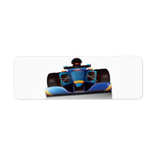 Blue Racing Car