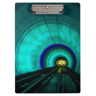 Blue railroad tunnel, Singapore Clipboard