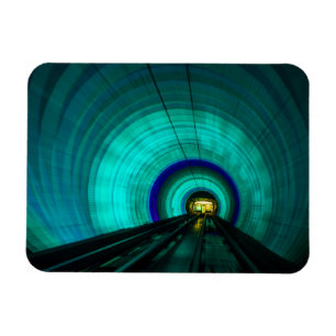 Blue railroad tunnel, Singapore Magnet