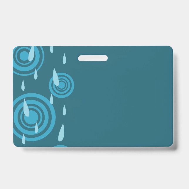 Blue Rain Badge (Front)