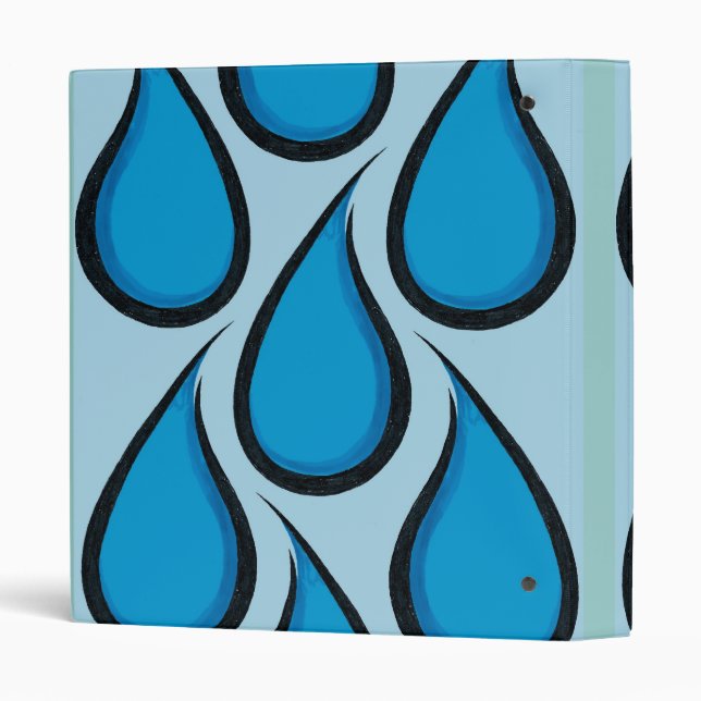 Blue Rain Binder (Back/Spine)