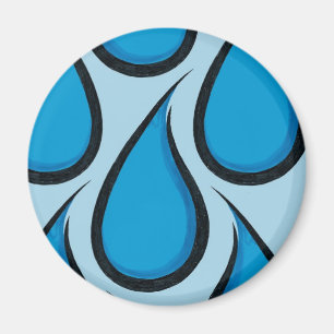 Blue Rain Magnet