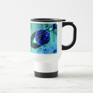 Blue Raindrops Water Pearls, Thermo Cup