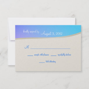 Blue Raspberry Candy Bat Mitzvah RSVP
