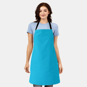 Blue raspberry (solid colour)  apron