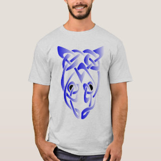 Blue Rat Head Knot T-Shirt