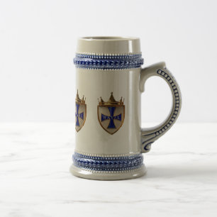 Blue RayEl Crest Stein Mug