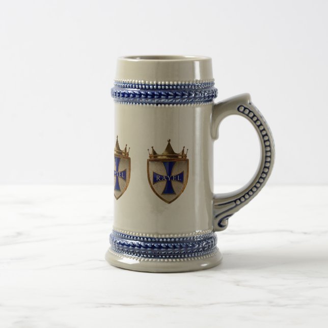 Blue RayEl Crest Stein Mug (Right)