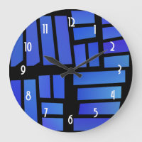 Blue Rectangular Tiles on a Black background