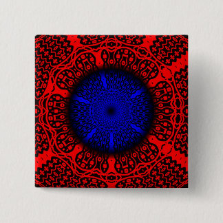 blue, red 2 inch square button