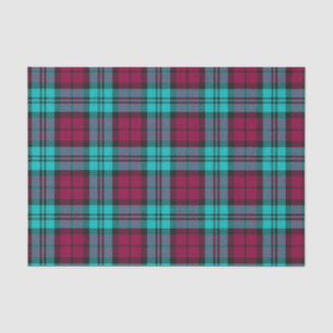 Blue Red Campbell Tartan Blackwatch Plaid Tissue Paper