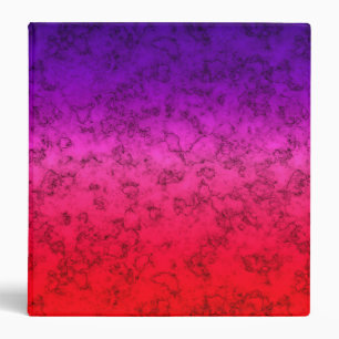 Blue-red Ombre Binder