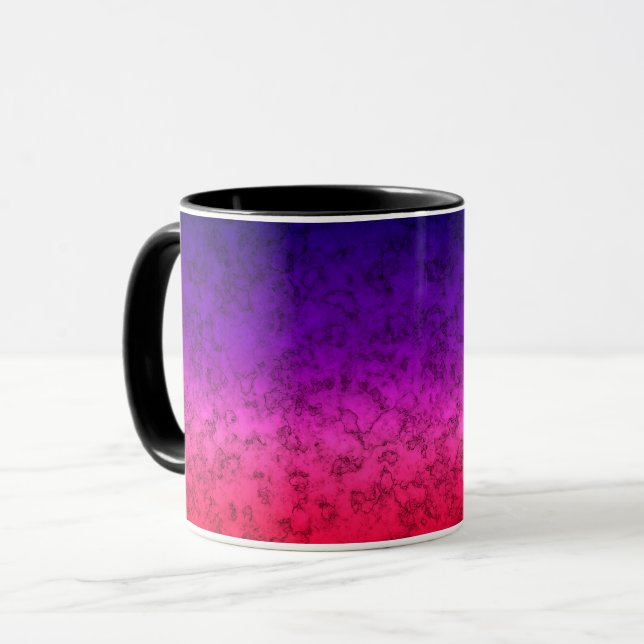 Blue-red Ombre Mug (Front Left)
