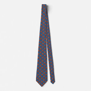 Blue & Red Squirrel Tie
