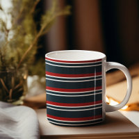 Blue Red uniform Stripes