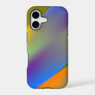 Blue red yellow green abstract pattern orangpurple