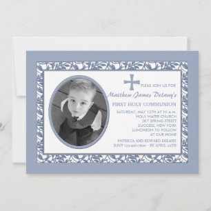 Blue Reflection Photo Invitation