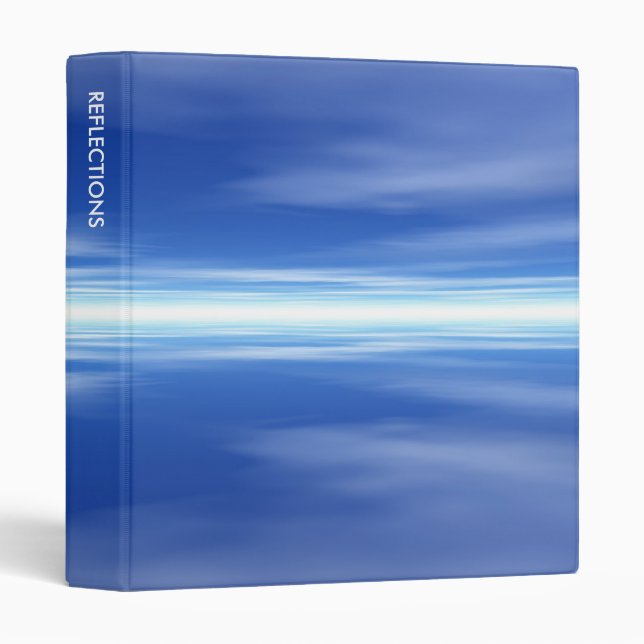 Blue Reflections (1in) Binder (Front/Spine)