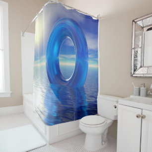 Blue Reflections Shower Curtain