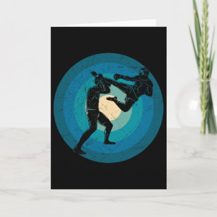 Blue Retro Muay Thai - Nak Muay, Kickboxing Gift Card