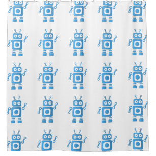 Blue Retro Robot
