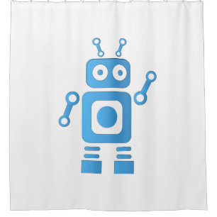 Blue Retro Robot