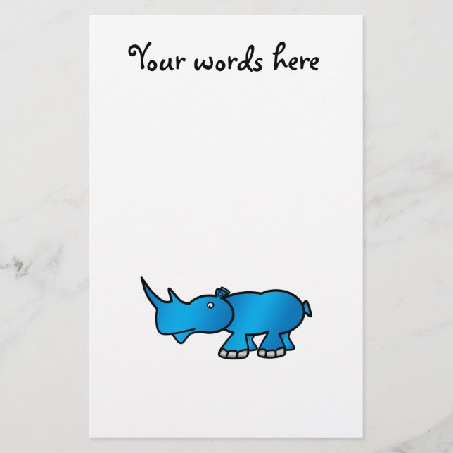 Blue rhino stationery (Front)