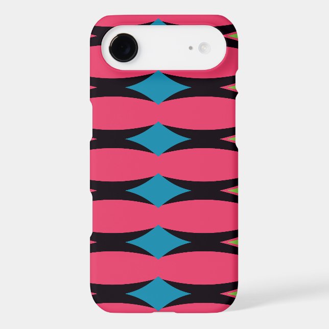 Blue rhombus Case-Mate iPhone case (Back)