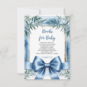 Blue Ribbon Chinoiserie Books for Baby Card