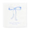 Blue Ribbon Coquette Personalized Napkins