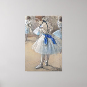 Blue Ribbon Dancer  Edgar Degas Canvas Print