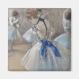 Blue Ribbon Dancer  Edgar Degas Magnet