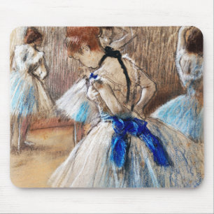 Blue Ribbon Dancer, Edgar Degas Mouse Pad