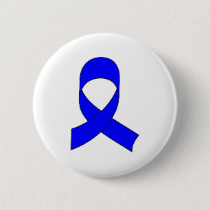 Blue Ribbon Drawing 2 Inch Round Button