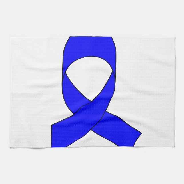 Blue Ribbon Drawing Kitchen Towel (Horizontal)