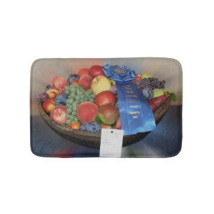 Blue Ribbon Fruit Bowl Bath Mat