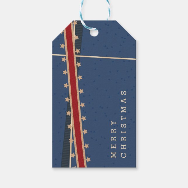 Blue Ribbon Gift Tag (Front)