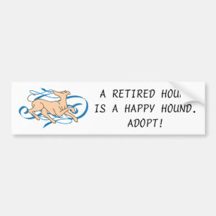 Blue Ribbon Hound Bumper Sticker